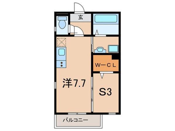 クリア田町の物件間取画像